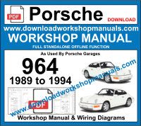 Porsche 964 service repair workshop manual